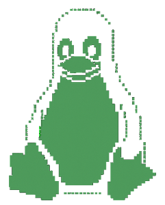 Logo de Tux transparente del Manual de Supervivencia Linux