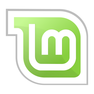 Logo de Linux Mint en duotono